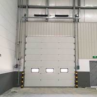 Puertas de Garaje Seccionales Corredizas Laterales con Certificación CE, Ventana Transparente, Control Remoto, Puerta Seccional, Puerta Elevadora Industrial
