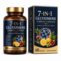 Capsules standardisées de L-Glutathion 500mg avec NAC et ALA pour le soutien antioxydant et le bien-être – Marque privée OEM