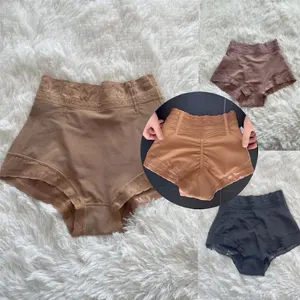 Ropa interior sin costuras con LOGO personalizado para mujer, bragas moldeadoras con control de barriga, ropa interior de mujer para mujer