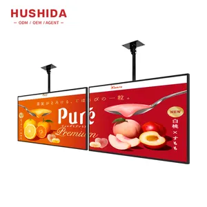 2K 4K Hanging wall mounted style kfc fast food lcd 32 43 49 55 inch digital menu board restaurant