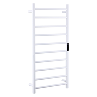 Toallero Eléctrico de Pared Elektriline Ratikuraam, Blanco Mate, 50x96.5cm, 10 Rieles, Acero Inoxidable 304