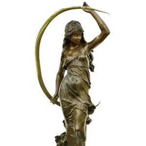 High Quality Casting character customized durable eco friendly Goddess Of Justice Statue Bronze Sculpture