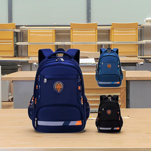 Zaino scuola alla moda personalizzabile luce notturna impermeabile in poliestere cerniera antifurto per ragazzi ragazze scuola materna media - Product Image 4