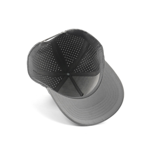 Gorra de Béisbol Personalizada de 5 Paneles para <span class=keywords><strong>Hombre</strong></span>, Dos Tonos, Logotipo Bordado en 3D, Perforaciones Cortadas con Láser, Impermeable, para <span class=keywords><strong>Surf</strong></span> y Deportes - Product Image 3