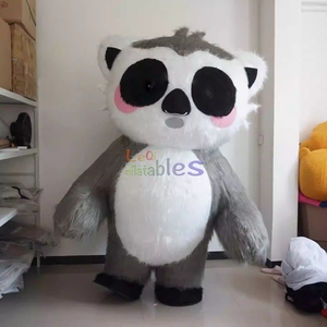 Cosplay Mascotte tema inflable <span class=keywords><strong>Lemur</strong></span> mascota disfraz volar Animal mono mascota traje para fiesta - Product Image 5