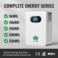 Système d'énergie solaire hors réseau pour maison, OEM ODM, 15KW-200KW, kit complet de panneaux solaires avec batterie au lithium pour l'alimentation de secours domestique