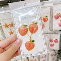 Groothandel RVS Emaille Bloem Vlinder Hart Fruit Schelp Oorbellen Set met bijpassende hanger ketting sieraden voor vrouwen