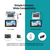 Huion — tablette graphique Kamvas 16(2021) originale, écran 15.6 pouces, entièrement laminé, pour dessin