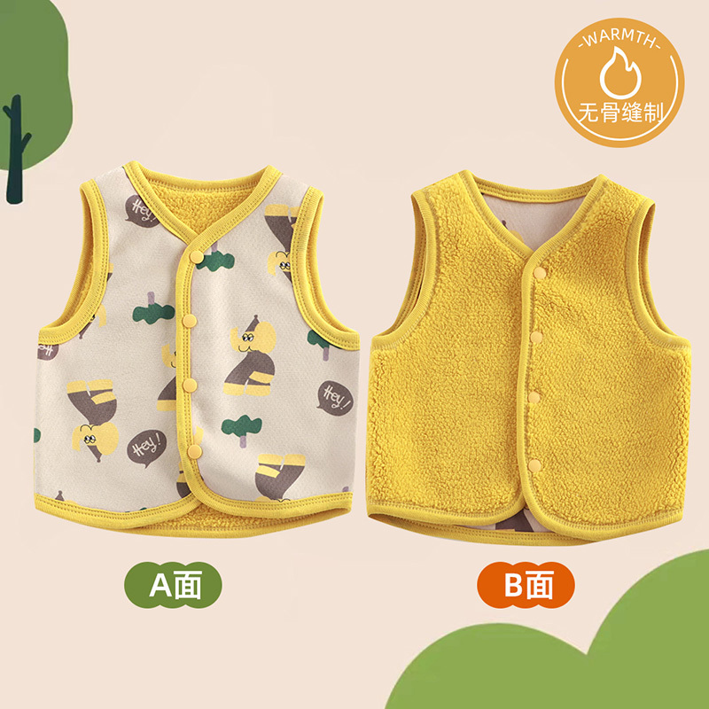 Autumn and Winter Cute Sleeveless Vests