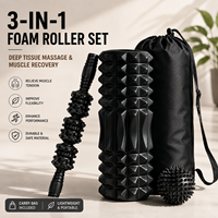 Rouleaux de mousse EVA personnalisés pour le yoga, la relaxation musculaire du dos, couleur personnalisée, massage, creux, durables, fermeté moyenne