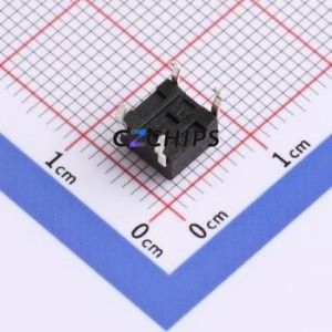 TC-00104-043E Tactile Switch Through hole Component (THT) Switch Single Pole Single Throw Round Button 2.5N 6mm - Product Image 2
