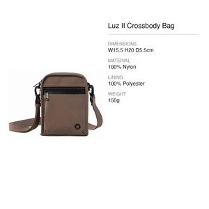 Bolso Bandolera de Nailon Ligero con Correa Ajustable KEIRYO Luz II 15.5x20cm para Mujer, Disponible en Taiwán - Product Image 6