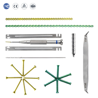 Kit de système de plaque de verrouillage ALPS Mini Titanium Orthopedic Veterinary Surgical Instruments Set for Small Pets 1.1 1.6mm
