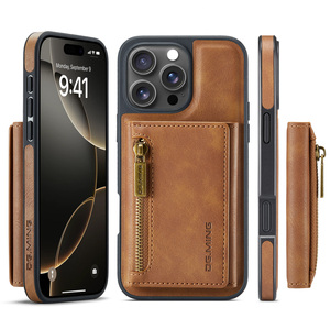 Funda de Teléfono con Carga Magnética Inalámbrica de Cuero de Lujo DG.Ming, Multifuncional con Soporte, Cartera y Ranuras para Tarjetas para iPhone 15/14/13 <span class=keywords><strong>Pro</strong></span> <span class=keywords><strong>MAX</strong></span> - Product Image 1