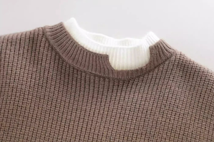 <span class=keywords><strong>Pull</strong></span> en maille pour enfants, nouveau modèle pour garçons, doublé en polaire, bleu, deux pièces, automne/hiver - Product Image 6