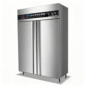 Sterilizzatore verticale ad alta temperatura di disinfezione in acciaio inossidabile a doppia porta sterilizzazione per lavastoviglie commerciale - Product Image 1