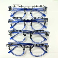 Montures de lunettes en acétate épaisses, montures optiques colorées, montures en acétate de haute qualité, bon marché, assortiment aléatoire pour hommes et femmes