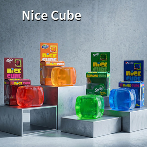 Jouet Squishy Cube <span class=keywords><strong>de</strong></span> Maltose à Rebond Lent, Jouet Anti-Stress en Forme <span class=keywords><strong>de</strong></span> Glaçon à Presser, Cube Sensoriel en Matériau TPR Yuanpoo X-55, Pour les 14 ans et plus - Product Image 3