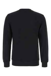 New Design Luxury Brand Pyrenex Ribbed Crew Neck and Cuffs <b>Black</b> Cotton and Polyester <b>Sweatshirt</b> - Product Image 2