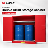 Armoire de stockage de fûts combustibles 416L (110 gallons) en acier à double paroi, fournisseur OEM B2B pour projets d'entreprises industrielles