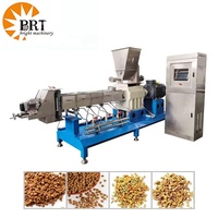 Línea de Procesamiento Industrial de Alimentos para Perros con Extrusora de Doble Tornillo de 200 kg por Hora, Fabricante de Máquinas para Hacer Paletas de Alimentos Secos para Perros y Gatos