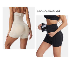 Al por mayor: Faja moldeadora de cintura para mujer con relleno en glúteos, realce de cadera, control de abdomen y efecto levanta glúteos - Product Image 4