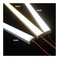 Mini profilé LED en aluminium en forme de U pour sous-meuble, petite taille avec diffuseur PC, certifié CE, pour éclairage de bande LED de cuisine, armoire, placard
