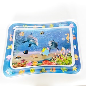 Matras bermain air tiup PVC sensor tebal baru tikar bermain kucing berkelanjutan nyaman dan anjing kecil tikar bermain air untuk waktu perut - Product Image 4