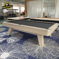 Wanyaju Factory Hochwertiger, stilvoller 9-Ball-Billardtisch Kommerzieller amerikanischer Schieferbett-Billardtisch auf Lager für ernsthafte Spieler