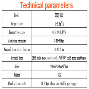 ZJSJ-012 Aerossol Gerador De Aerossol De Sala Desinfetada Portátil Gerador Elétrico Atomizado - Product Image 4