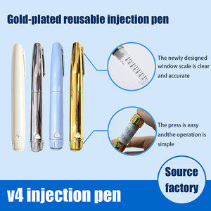 Durable Plastic Injection <b>Pen</b> for Skin Care Beauty Salon Reusable Refillable Handheld Dose Adjustable Liquid Applicator Device - Product Image 3