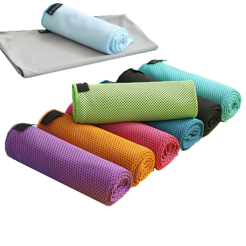 High quality fast dry promotional packing super Absorbent Sport Towel Customized size Logo Microfiber sport GYM Cooling Towel
