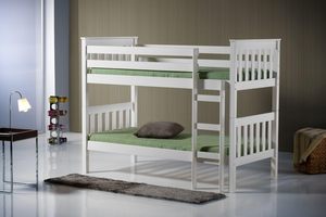 Letto a castello moderno in legno massello in legno di pino letto singolo per bambini gemelli durevole eco-friendly Design <span class=keywords><strong>salvaspazio</strong></span> Grey) - Product Image 2