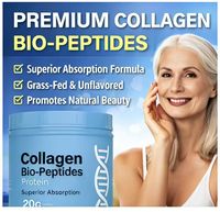 Poudre de collagène protéiné bio-peptides non aromatisée, supplément de peptides de collagène hydrolysé pour la peau, les cheveux, les ongles et les articulations, en vrac