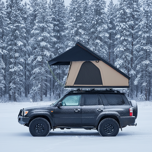 Nouvelle <span class=keywords><strong>tente</strong></span> <span class=keywords><strong>de</strong></span> <span class=keywords><strong>toit</strong></span> pliable en aluminium à coque rigide pour garage <span class=keywords><strong>de</strong></span> voiture tout-terrain, SUV 4x4, camping, remorque, fourgonnette - Product Image 1