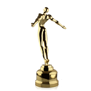 La scultura sportiva di alta qualità assegna trofei d'oro <span class=keywords><strong>Oscar</strong></span> in metallo - Product Image 4