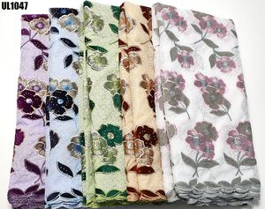 Роскошные бархатные кружева для свадьбы бархатные ткани тюлевые кружева с камнями французское кружево с бархатом для украшения - Product Image 6