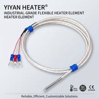 Sonde de température thermocouple de type K et J haute précision Yiyan, sonde en acier inoxydable avec fil blanc, usage industriel