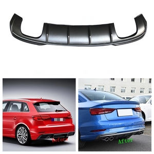 Nuovo Diffusore Posteriore Stile <span class=keywords><strong>Audi</strong></span> S3 per <span class=keywords><strong>Audi</strong></span> A3/S3 2015-2018, Prezzo di Fabbrica dal Produttore - Product Image 1