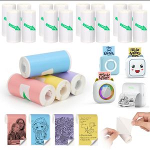 กระดาษสติกเกอร์สำหรับเครื่องพิมพ์ขนาดเล็กแบบพกพาไร้สายบลูทูธ 23 ชิ้น กว้าง 57 มม. แบบม้วน ใช้กับเครื่องพิมพ์ความร้อน - Product Image 4