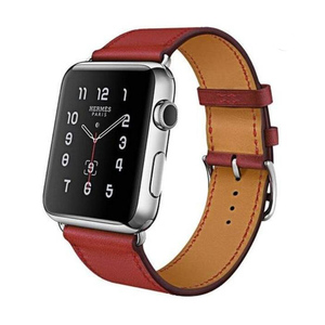 Smart Montre En Cuir Véritable Sangles Bandes Pour Cuir <span class=keywords><strong>Bracelet</strong></span> Montre <span class=keywords><strong>Apple</strong></span> 38mm 42mm <span class=keywords><strong>Adaptateur</strong></span> - Product Image 4