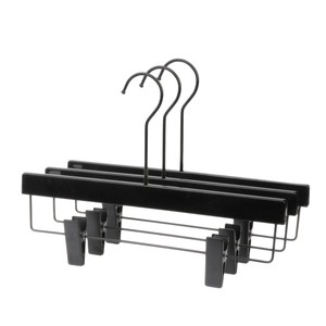 Clips acrílicos para faldas y pantalones de mujer, perchas transparentes para pantalones resistentes a la grasa, perchas antideslizantes para ropa, venta al por mayor. - Product Image 1