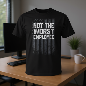 Maglietta da ufficio sardonica con la scritta: Non il peggio dei colleghi - Product Image 3