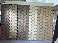 Panneaux muraux insonorisants modernes, directement de l'usine, panneaux en bois 3D pour la décoration murale intérieure, panneaux muraux acoustiques en bois pour l'enregistrement