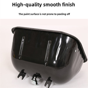 Factory Cast Iron Sow Feeding <strong>Trough</strong> Anti Collision Pig Feed Bowl for Pig Pen Farrowing Crate Livestock Supplies - Product Image 6
