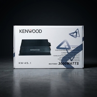 Amplificateur audio de voiture Kenwood KW-45.1 série Reference, 3 pièces, 4 canaux, 3000 W de puissance maximale, amplificateur de voiture haute performance, système audio