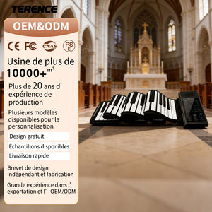 Synthétiseur de piano miniature portable Terence à 61 touches avec écran tactile HD, clavier d'orgue électronique - Product Image 1