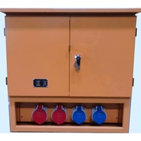 Caja de Distribución de Energía, Panel de Interruptores Eléctricos Metálico, Trifásico, IP66, 220V, Cualquier Tipo de Enchufe, Uso Interior y Exterior