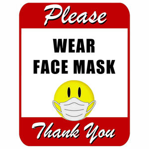 Panneaux de signalisation « Portez un masque facial » en vrac, résistants aux intempéries, à l'eau et aux déchirures, signalisation de sécurité et de santé pour les maisons, les écoles, les bureaux, les entreprises - Product Image 5