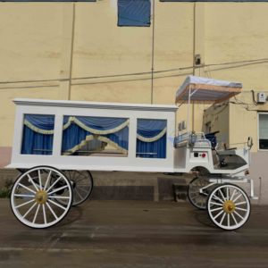 Carrozas Fúnebres Blancas Clásicas Modernas Personalizadas, Fabricadas por una Empresa de Transporte Especializado - Product Image 5